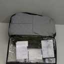 Tecoom Tacoma Car Seat Cover Leather Front Seats Covers Waterproof Automotive Protector Cushion Interior Covers Custom Fit for 2016-2023 Toyota Tacoma Double/Crew Cab, Black