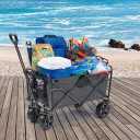 MacSports Mac Sports - Mac Sports Extra Long Folding Cargo Cart for Field Outdoor Use