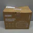 ANCOON Speakers Bluetooth Wireless: 80W(Peak) Loud Speaker with Bass, 20H Playtime, IPX6 Waterproof, Large Jobsite Speakers for Work, Outdoor, Workshop, Garage, Portable Speaker with TWS (Black)