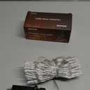 JMEXSUSS 100 LED String Lights Indoor Bedroom, 8 Modes Warm White Christmas Lights Plug in, 33ft Connectable Room Fairy Twinkle Light Outdoor for Mirror Room Home Garden Xmas Tree