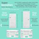 Honest Hybrid Cloth Diaper Covers with Pocket-Sling, Large (22-40 lbs), Stops Nighttime Leaks, Use with Boosties Disposable Diaper Pad or Reusable Insert, 3 Pack of Cotton Muslin Covers