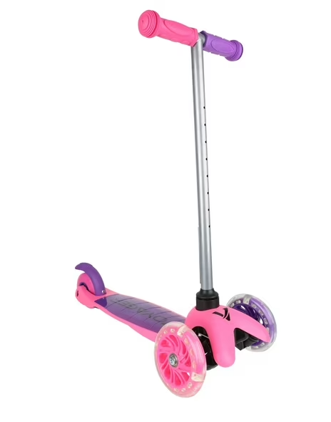 Scooter for Kids Ages 3-5 - Light Up Wheels, Extra Wide Deck, Foot Activated Break, Self Balancing Kids Toys for Boys & Girls