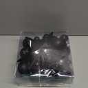 52-Pack Shatterproof Black Christmas Tree Ornaments and Star Topper - For Holiday Decor