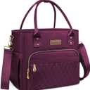 MIYCOO Lunch Bag Lunch Box Women - Leakproof Insulated Lunch Cooler Bag for Women - Large Lunch Tote Bags Adults, Purple