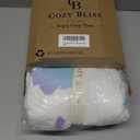 Cozy Bliss Cow Print Fuzzy Throw Blanket for Couch - Thick Soft Warm Non Shedding Fleece Blankets for Western Dcor Room, for Kids, Women Men Girls, Rainbow 50"*60" (Dreamlike Color)