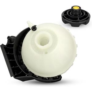 603-880 Coolant Overflow Reservoir Tank with Cap &Sensor For 2012-2019 BMW 120i 220i 228i 320i 320i 328i 428i 520i L4 2.0L Replaces#17137642158 17137609469