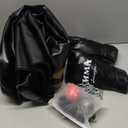 YORWHIN Hanging Punching Bag for Adults, 4FT PU Heavy Bag Boxing Training Equipment with 12OZ Gloves, Reflex Ball, Wristband, Kicking Bag Boxing Set for Training Karate Kickboxing Home Gym(Unfilled)