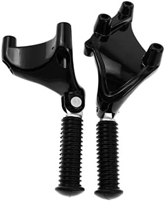 HCmotorku Motorcycle Rear Passenger Foot Pegs Rests Pedal Mount Kit Fit For Harley Sportster XL 883 1200 Iron Forty-Eight 48 Seventy-Two 72 (2014-2022)