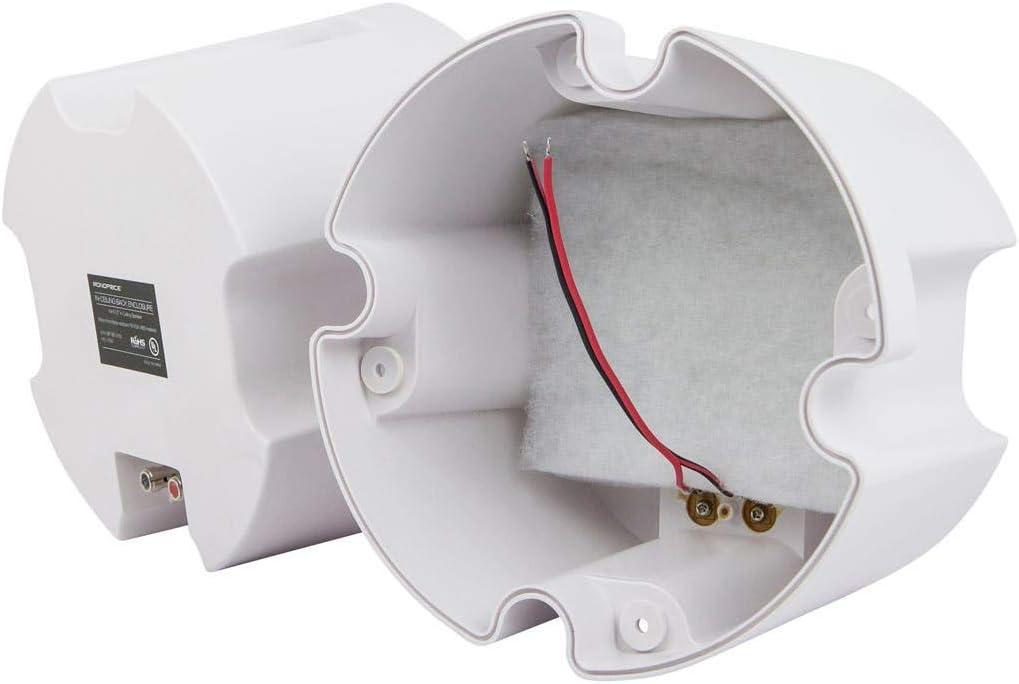 In-Ceiling Back Enclosure, Diameter 9.5", Height 6.5", 2 PAck