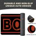 Artoid Mode Boo Halloween Doormat, Low-Profile Switch Rug Door Home Decor Mat Floor Mat for Indoor Outdoor 17x29 Inch