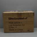 Elite Gourmet EG-6203# Extra Deep 16"x13"x3.2" (10.5Qt.) Scratch Resistant, Easy Pour Spout Dishwasher Safe, Non-stick Electric Skillet with Glass Vented Lid, Adjustable Temperature, Black