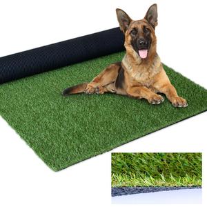 Artificial Grass Outdoor Rug, 3FT x 5FT (15 Square Feet) 0.8 inch Realistic Fake Synthetic Grass Carpet, 20mm Thick Indoor Outdoor Grass Lawn Rugs Landscape for Pets, Patio, Garden