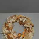 Fall Wreath Autumn Wreaths for Front Door with Wheat Ears, Eucalyptus Leaves for Indoor Outdoor Wall Porch Farmhouse Garden Home Decoration