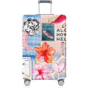 Holiday Surf's Up Travel Luggage Cover Coastal Life Travel Suitcase Cover Anti-scratch Suitcase cover Fits 18-20 Inch Luggage Cover