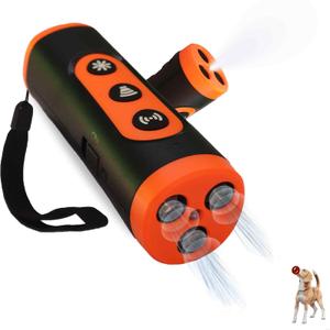 Dog Bark Deterrent Devices, Anti Barking Device for Dogs, 2025 Ultrasonic Upgraded 3 in 1 Dog Bark Deterrent, Sonic Trainer to Correct Dog's Bad Behavior for Outdoors Indoor Safely (Rechargeable)