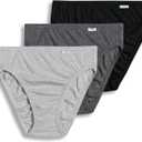 Jockey Women's Underwear Plus Size Elance French Cut - 3 Pack (XL)