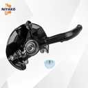 Front Left Side Steering Knuckle & Wheel Bearing Hub Assembly Replacement# 698-447 698447 LK051 Fit 2008-2012 Accord