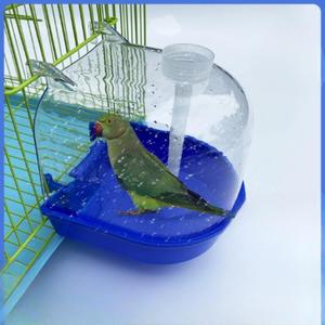 Bird Bath Cage, Cleaning Pet Supplies Bird Bathtub with Hanging Hooks Come with Free Water Injector for Parrots Spacious Parakeets Portable Shower for Most Birdcage Random Color (S for Square cage) Bird Bath Cage, Cleaning Pet Supplies Bird Bathtub with Hanging Hooks Come with Free Water Injector for Parrots Spacious Parakeets Portable Shower for Most Birdcage Random Color (S for Square cage)