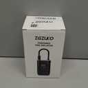 Tire Inflator Portable Air Compressor - ZGZUXO 150PSI Cordless Air Pump for Car Tires with Pressure Gauge LED Light, Electric Bike Tire Pump for Car Motorcycle Bicycle Ball, Auto Shut-Off (Small)