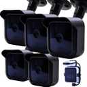 Blink Outdoor 3rd&4th Gen Camera Wall Mount Bracket.Weatherproof Housing Protective and 360 Adjustable Bracket with Blink Sync Module 2 Outlet Mount for Blink Outdoor 3rd&4th Gen Camera(Black 5 Pack)