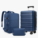3 Piece Luggage Set 20 Inch Carry On Suitcase with Spinner Wheels, PC Hard Shell TSA Lock, Expandable & Fully Lined Interior, Airline Approved