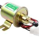 Electric Fuel Pump 12V Universal Low Pressure 12 Volt Transfer Inline Fuel Pump for Lawn Mower Carburetor Gas Diesel Engine 2.5-4psi HEP-02A