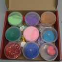 9 Pack Slime Kit, with 6 Butter Slime and 3 Cloud Slime, Soft and Non-Sticky, DIY Surprise Toy, Party Favor for Girls and Boys, Birthday Gift, Stress Relief Toy