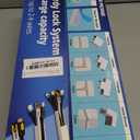 630in Cord Hider Kit, Paintable Cable Raceway, Cord Covers for Wires on Wall, Cord Hider for Wall Mount tv, tv Cable Hider Wall kit, Wire Covers for Cords, 40X L15.7in X W0.96in X H0.57in, White