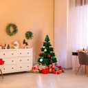 Civaner 20 x 12 inches Honeycomb Christmas Tree Thickened 3D Honeycomb Paper Christmas Tree with Magnetic Folding Xmas Modern Decorations Xmas for Home Living Room Holiday Decorations (19.7 Inches, Green)