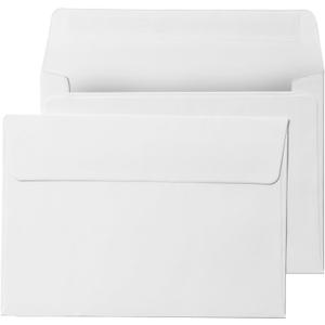 Pack It Chic - 3 5/8 X 5 1/8 (110 Count) A1 White Envelopes Self Seal for RSVP Cards, Thank You Notes, Invitations, Announcements, Gift Cards, and Notecards