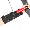 Archery Arm Guard Adjustable Protective 3-Strap Accessory Lightweight Hunting Target Shooting Adult Unisex Arm Guards for Athletic use
