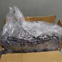 Bedsure Washable Dog Beds Large Sized Dog - 3 Inch Thicken Up to 80lbs Pet Mat Pillows with Removable Washable Cover, Grey