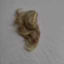 SOFEIYAN 13" Ponytail Extension Long Curly Ponytail Clip in Claw Hair Extension Natural Looking Synthetic Hairpiece for Women, Light Ash Brown & Bleach Blonde