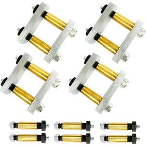Heavy Duty Shackle Upgrade Kit Trailer Shackle kit 2.25" Shackles Tandem Axle Replaces UO12-016