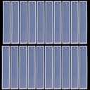 20 PCS 5.5 Inch Rectangle Silicone Bookmark Mold DIY Bookmark Resin Mold Bookmarks Silicone Molds Making Molds Epoxy Resin Mould Kit for DIY Casting Crafts Making Supplies