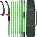 27 Feet Tree Pole Pruner Manual Branches Trimmer Tree Branch Garden Tools Loppers Hand Pole Saws Extendable Height