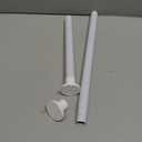 No Drilling Closet Rod, 27.5-82 Inches Hanging Closet Rod for Clothes, Closet Bar & Pole Heavy-duty, Closet Rods for Hanging Clothes For Closet Wardrobes Bathroom Laundry RV Curtains,White