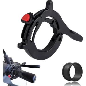 Throttle Cruise Control, Motorcycle Throttle Lock with Silicone Protective Ring, Motorcycle Cruise Control Throttle Clamp, Electric Vehicle Booster Accessories, Motorcycle Accessories Universal (1PCS)