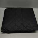 GL GLENSLAVE Dog Car Seat for Large/Medium Dogs, Comfortable Pet Car Booster for Back Seat, Fully Detachable & Washable Dog Travel Bed with Storage Pockets,2 Safety Belts