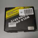 AUTOBOTS 1/2" D Rings for Trailers Heavy Duty Trailer Tie Down Anchor, Max 12,000 Lbs,Includes Mounting Hardware, Forged Steel Bolt-on D Ring 2 Pack Black