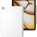 MAGEASY CoverBuddy Magic Keyboard Compatible Case for iPad Air 11" (M4 2026 / M3 2025 / M2 2024, 8th/7th/6th Gen) iPad Case fits Magic Keyboard with Pencil Holder Heat Dissipation (Leather White 5.05)