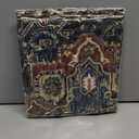 BUAEL Boho Throw Pillow Covers 18x18 inch Set of 2,Bohemian Vintage Carpet Pattern Antique Ethnic Decor Double Sided Pattern Cushion Cover Soft Pillow Case Living Sofa Room Bed Square Pillow Cover