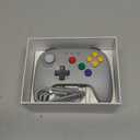 8BitDo 64 2.4G Wireless Controller for Original N64 Console, Analogue 3D, and Windows (Grey)