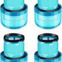 Compatible for Dyson V15Hepa Filter Robot Vacuum Cleaner Accessories Washable Detect Vacuum Filters Replaceable Parts(4pcs)
