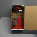 Vintage Gumball Machine - 11-Inch Retro-Style, Coin-Operated Cast Metal Vending Machine with Glass Globe and Free Spin by Great Northern Popcorn (Red)