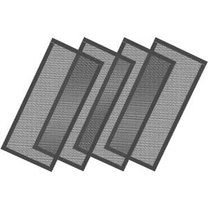 4x Decor Grate for Floor Register Low Profile Ventilation Heavy Duty Floor Vent Cover Home Decor for Indoor Bathroom Cabinet