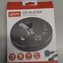 GPX PC332B Portable CD Player with Anti-Skip Protection, FM Radio and Stereo Earbuds - Black