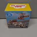 Aizweb Emergency Vehicle Toys,Wooden Police Car, Fire Truck, Ambulance, Helicopter,STEM Kit Fine Motor Blocks Educational Learning Montessori for 4-8 Year Old Boys Girls Community Helper