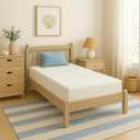 Memory Foam Mattress, Gel-Infused with High-Density Base, Medium Firm, CertiPUR-US, Washable Cover, 8-inches, Twin