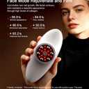 INTEO 3 in 1 Face & Body Sculpting Machine Rechargeable Beauty Device for Body Contouring, Cellulite Massager Tool with Red Light Therapy for Home Spa or Travel Self-Care
